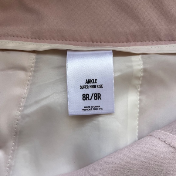 Express – Super High Rise Ankle Pants (Lilac, Size 8R) - Picture 6 of 8